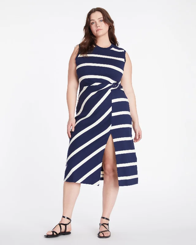 Quick Sale Sleeveless Striped Cody Dress