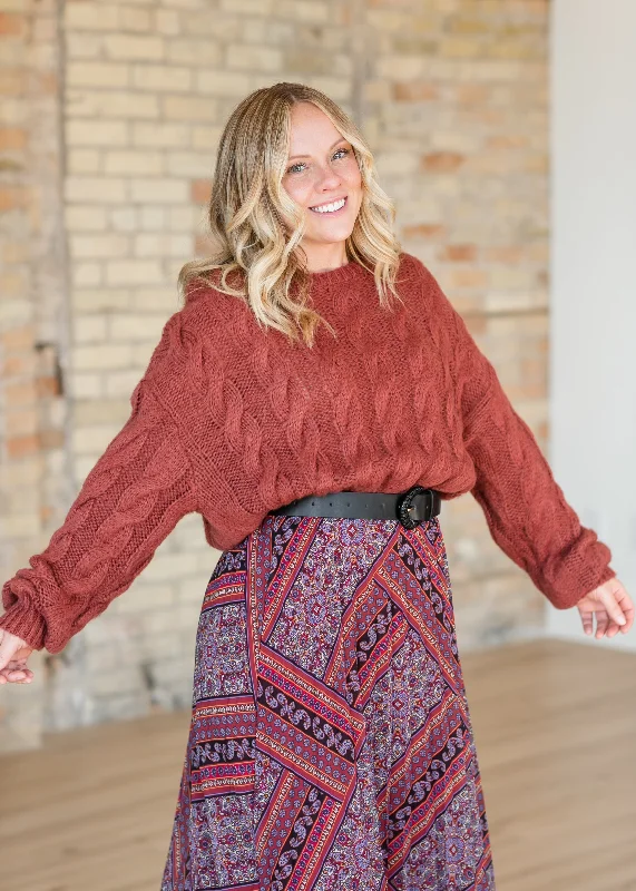Weekend Bargains to Celebrate Steve Madden® Ceronne Cable Knit Sweater - FINAL SALE