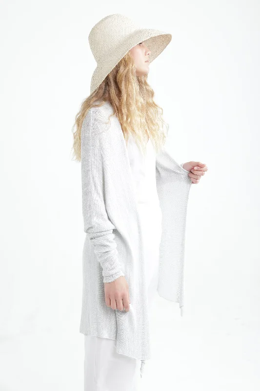Weekend Wonders Await! Broken White Meza Bamboo Cardigan