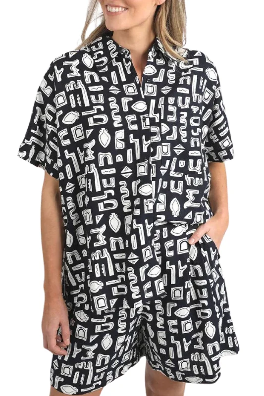 Hot Deal ETCHED GEO SHIRT - 5542019