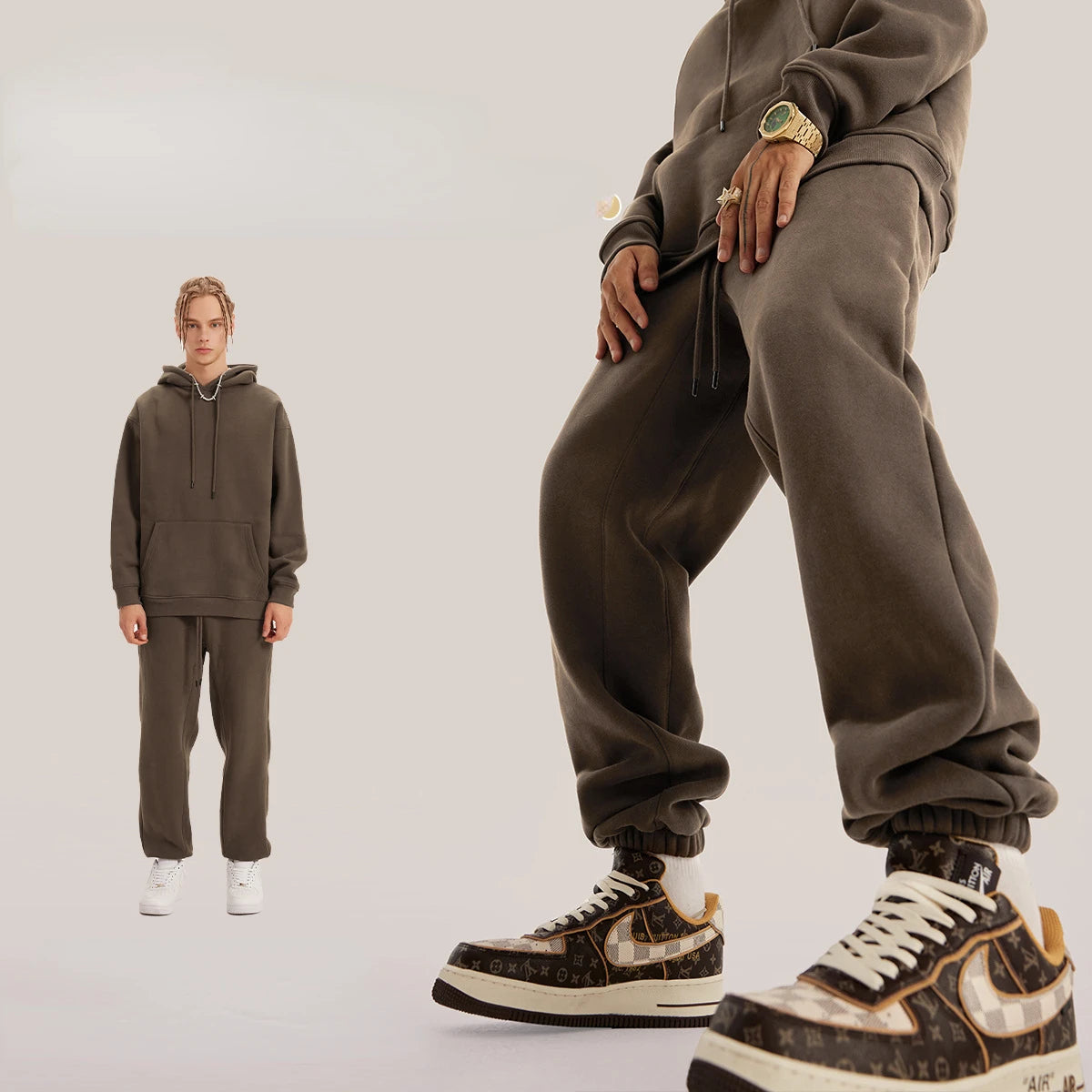 Deep brown-Pants