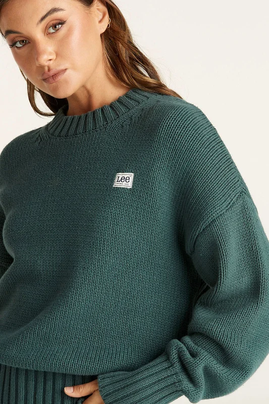 Weekend Shopping Made Better Maya Forest Knit Sweater