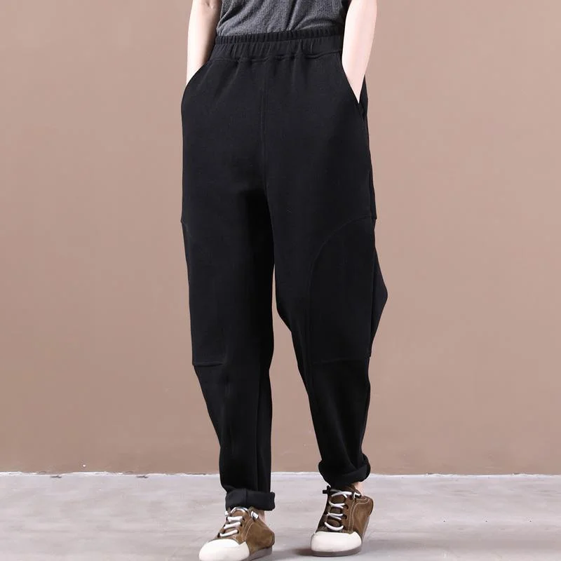 Shop and Save Trendy Plus Size Solid Pocket Casual Pants
