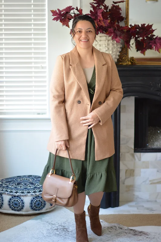 Sale Alert Ali Camel Button Coat