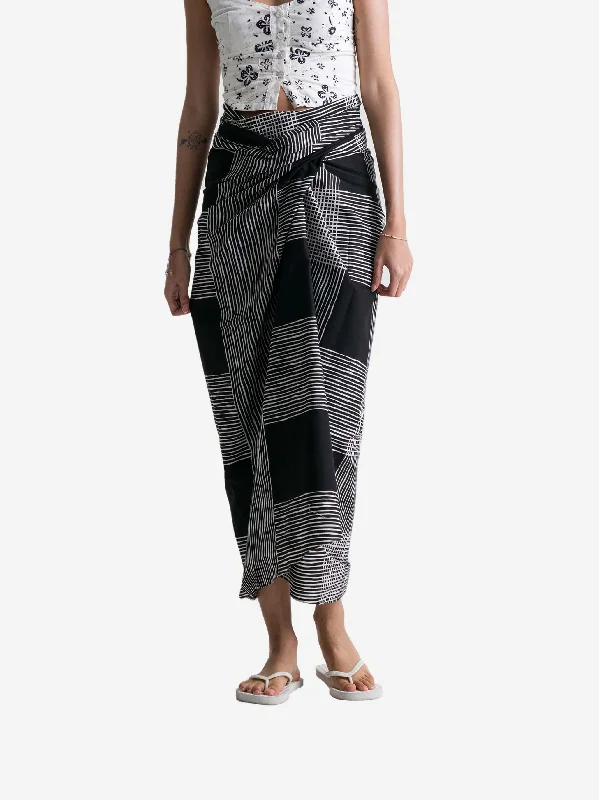 Low Cost "Lapis" Pagi Sore - Wrap Skirt