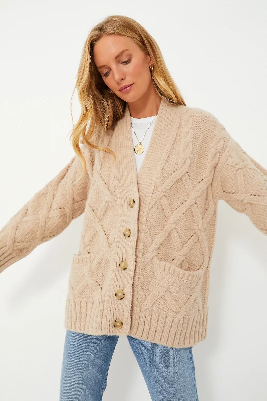 Weekend Offers That Amaze Pale Camel Kayln Cardigan
