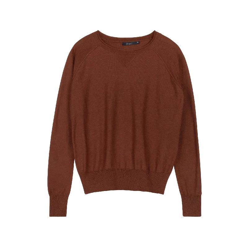 Unmissable Offer Autumn Crewneck Sweater | Rust [Final Sale]