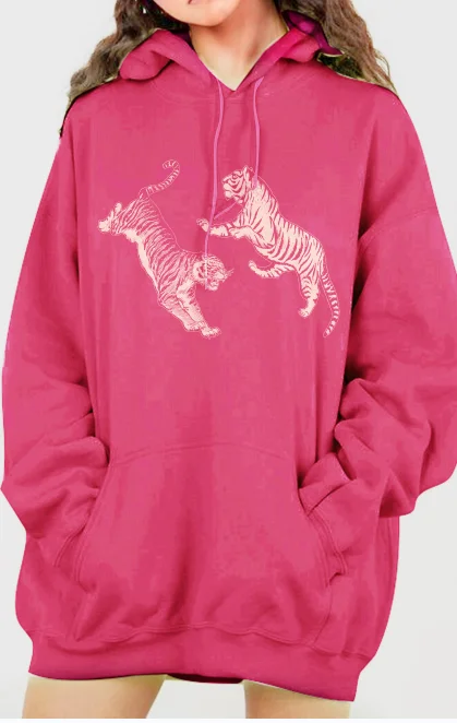 Reduced Prices Simply Love Full Size Dropped Shoulder Tiger Graphic Hoodie