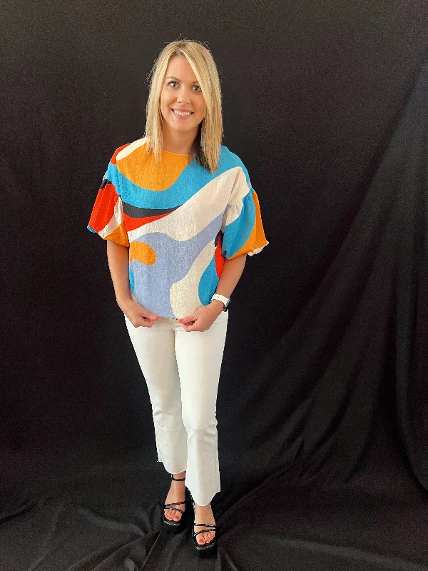 Weekend Sale: Don't Miss Out Kayla Multi Colored Top