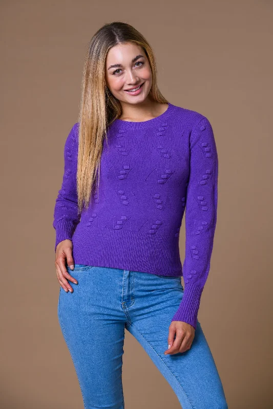 Weekend Offers That Amaze Pointelle & Dot Sweater