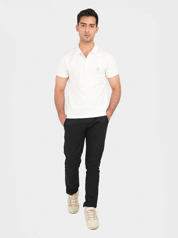 "MELKER" Summer Slim Fit Polo Shirt