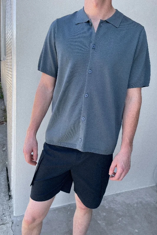 Overstock Sale SHORT SLEEVE POLO BUTTON UP