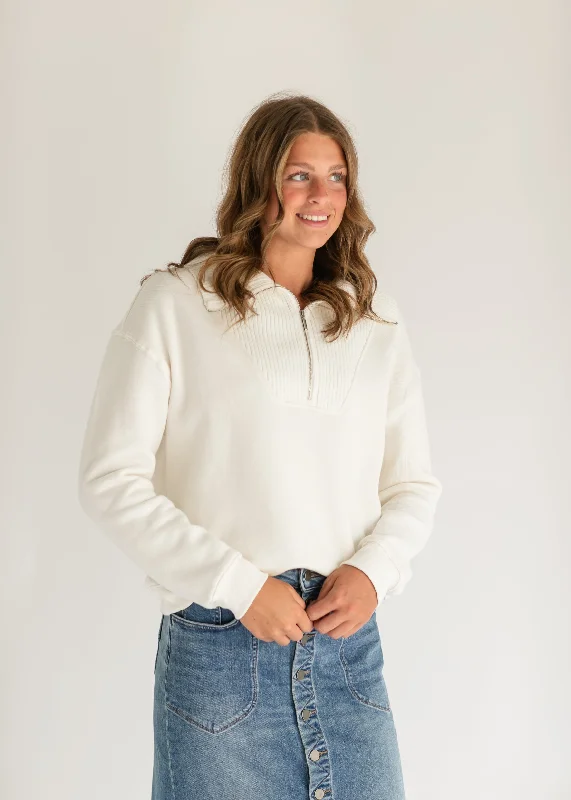 Bargain Blast Sonata Fleece Quarter Zip Sweatshirt - FINAL SALE