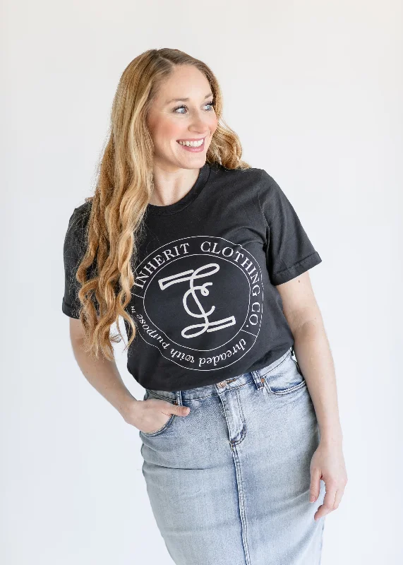 Fantastic Deals Inherit Logo Threaded with Purpose Graphic T-shirt - FINAL SALE