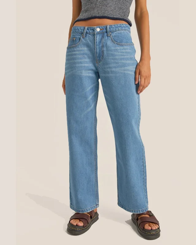 Weekend Shopping Made Better Washed Out Denim Pant