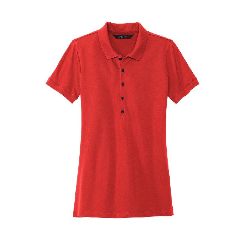 Online Only #Mercer+Mettle Women’s Stretch Heavyweight Pique Polo