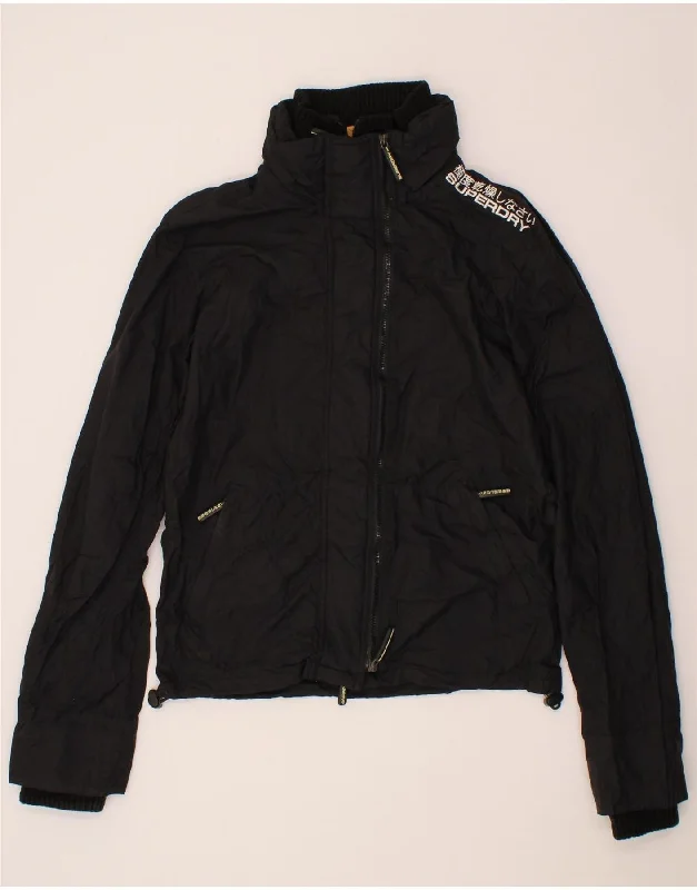 Exclusive Access SUPERDRY Womens Windcheater Windbreaker Jacket UK 14 Medium Black Nylon Exclusive Access SUPERDRY Womens Windcheater Windbreaker Jacket UK 14 Medium Black Nylon