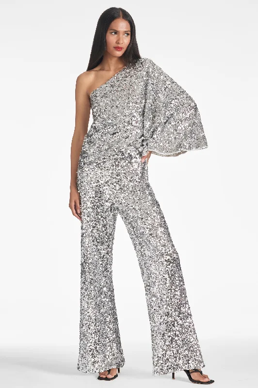 Value Deals Morgan Top - Silver Sequins