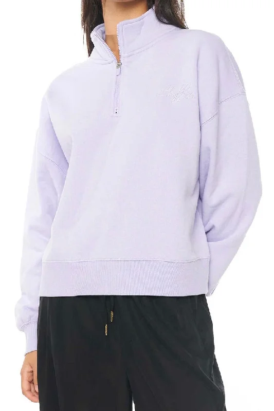Blowout Sale Thistle Lilac Quarter Zip Lover Sweatshirt