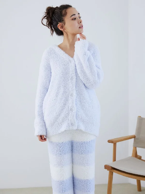 Special Price Plush Button-Up Cardigan