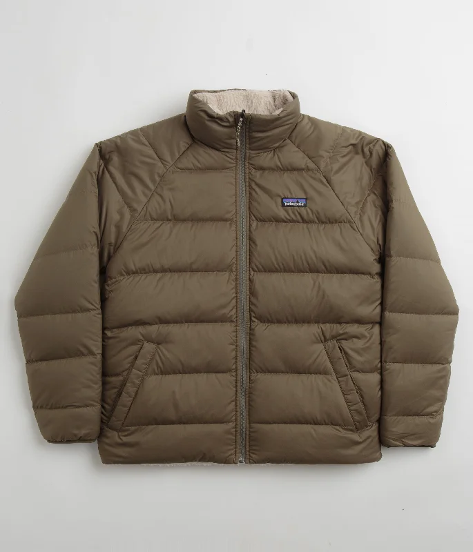 Patagonia Reversible Silent Down Jacket - Basin Green