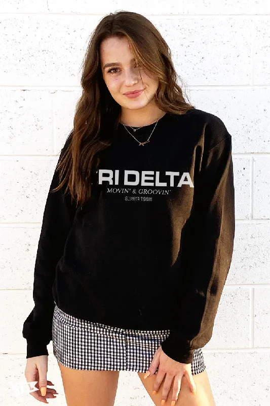 Special Offer Delta Delta Delta Groovin' Crewneck