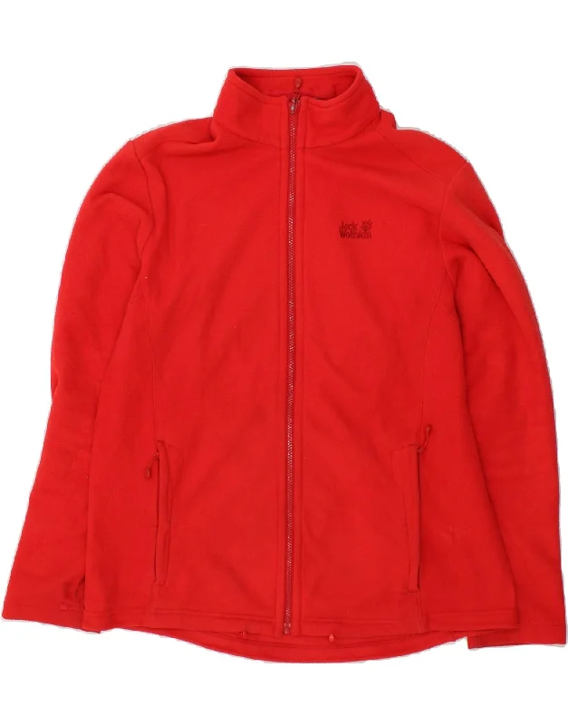 Weekend Bargains to Celebrate JACK WILLS Womens Fleece Jacket UK 48 2XL Red Polyester Weekend Bargains to Celebrate JACK WILLS Womens Fleece Jacket UK 48 2XL Red Polyester
