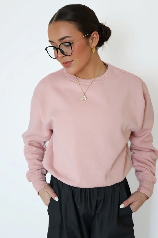 Unmissable Sale Busy Girl Sweatshirt- Pink