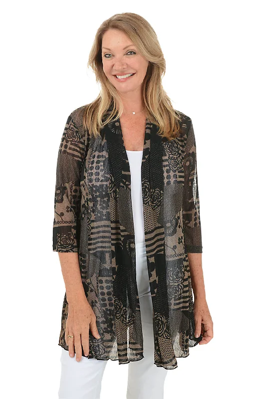 Weekend Specials to Indulge In Dried Flowers Mesh Cardigan