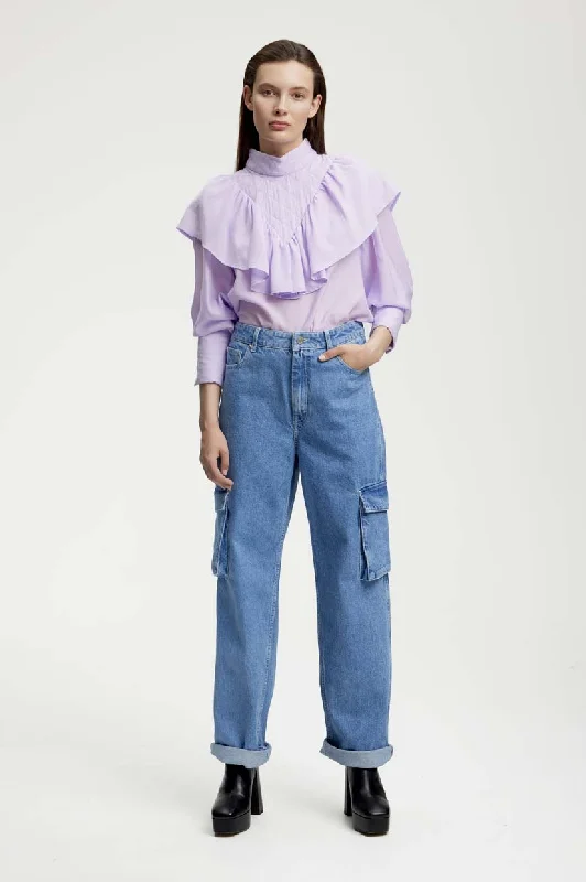 Early Access Gestuz QuinceGZ Blouse - Orchid Petal