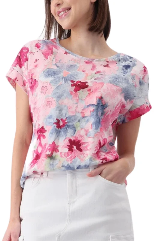 Weekend Deals That Wow FLORAL TEE - 408700MNR