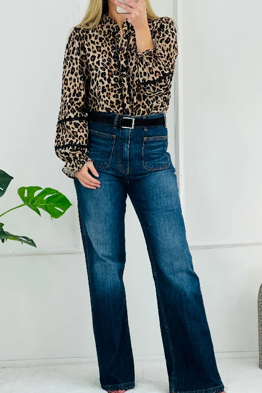 Value Deals Tania Leo Print Blouse