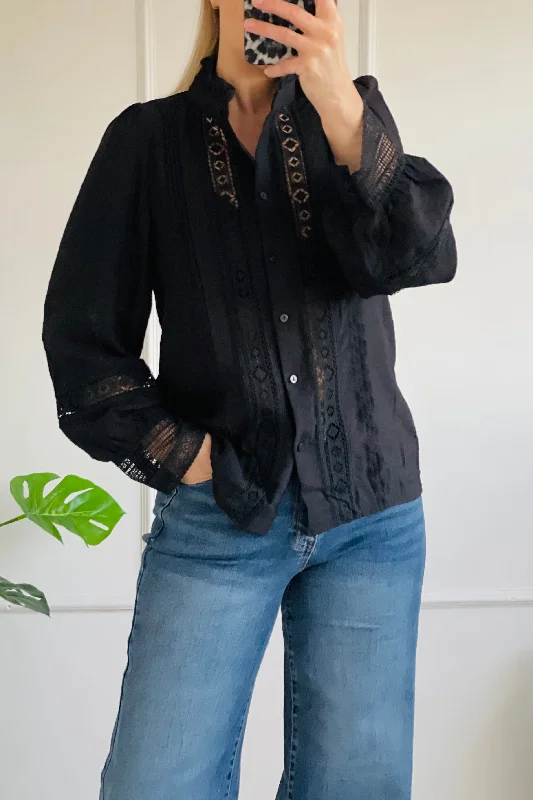 Super Deal Hallie Blouse | Black