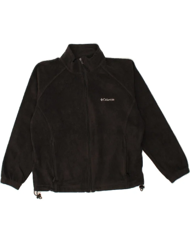 Extra Savings COLUMBIA Womens Oversized Fleece Jacket UK 18 XL Black Polyester