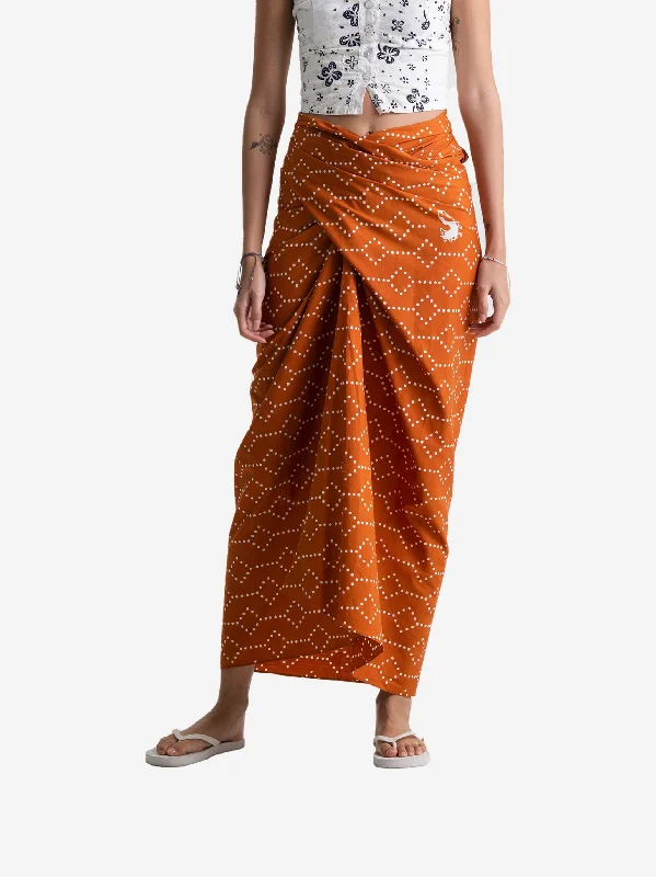 Price Slash "Nitik Ayam" - Wrap Skirt