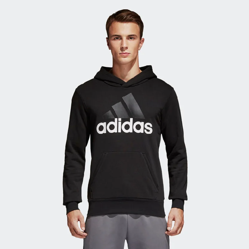 Adidas Essentials Linear Pullover Hoodie Black/White S98772