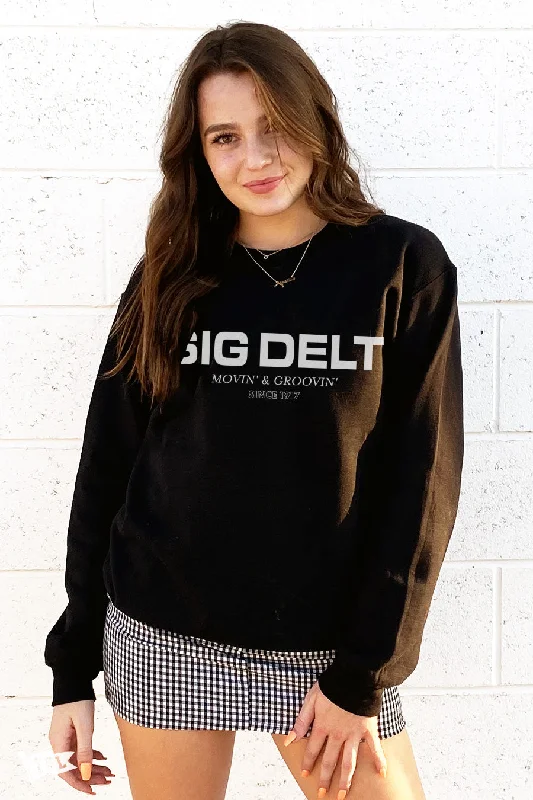 Unmissable Offer Sigma Delta Tau Groovin' Crewneck
