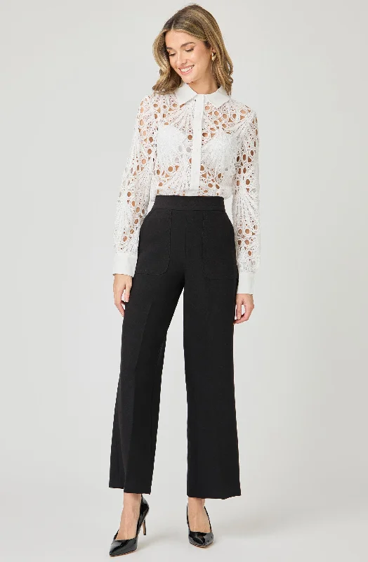 Super Bargain Embroidered Eyelet Lace Blouse