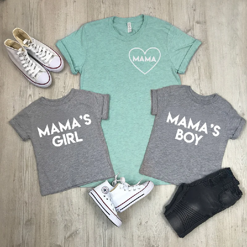 Weekend Savings Delight Mama & Mama's Boy & Girl Mum & Kid Matching Tees (MRK X)