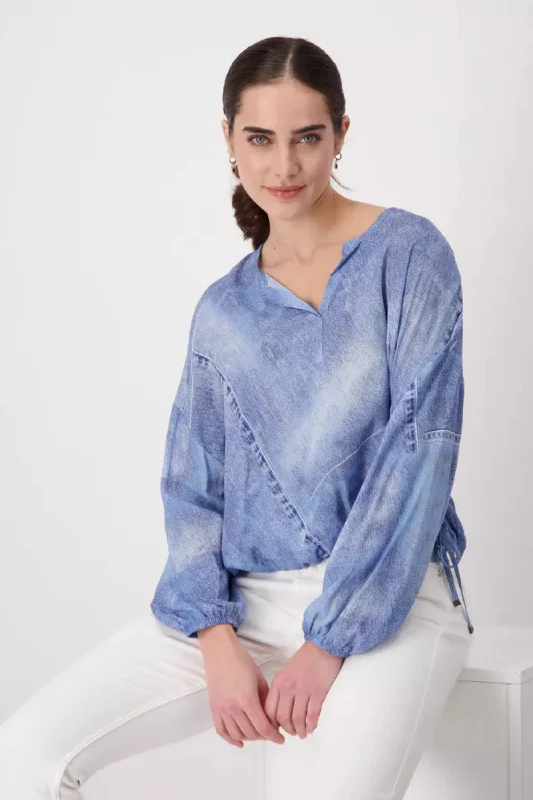 Extra Savings DENIM PRINT TEE - 408185MNR
