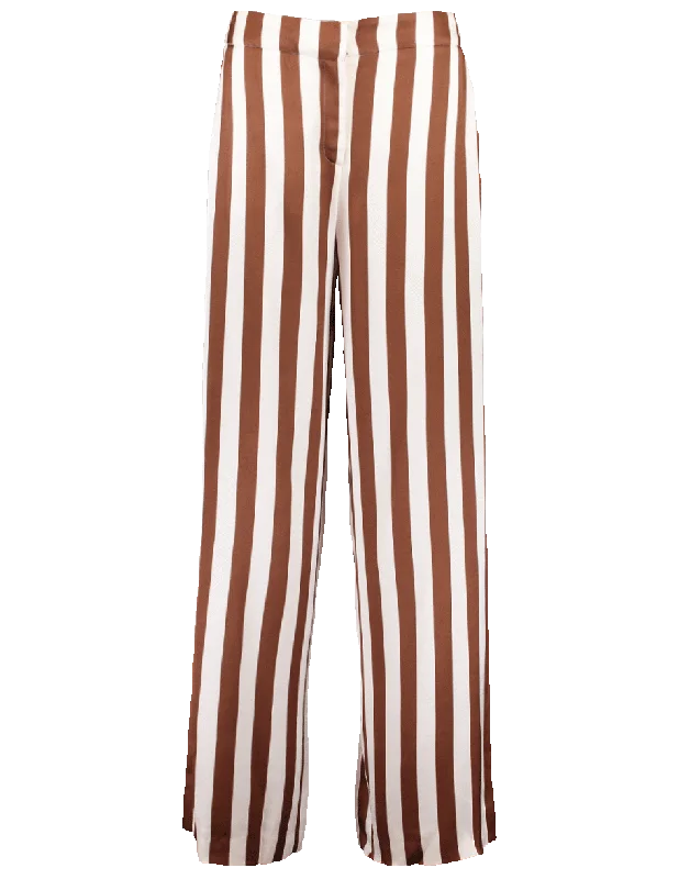 Instant Savings Striped Wide Leg Pant