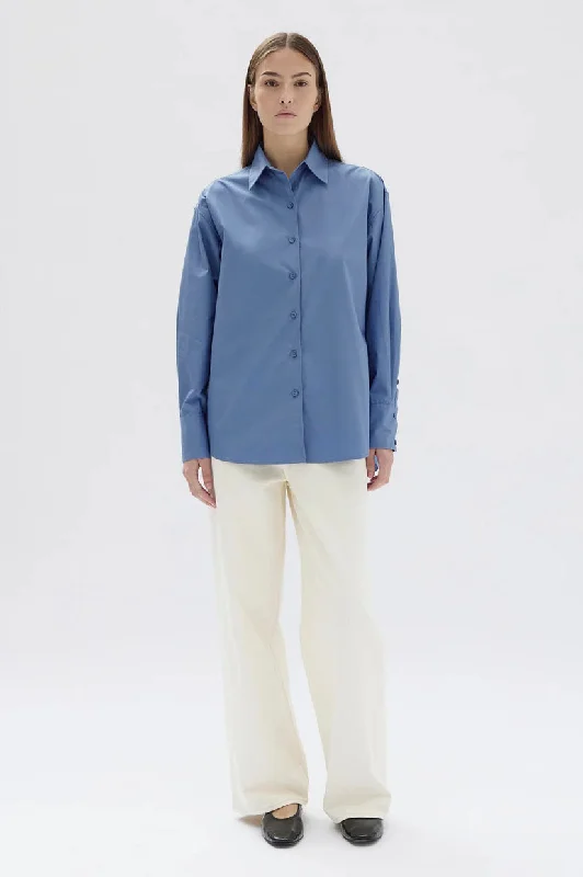 YEAR-End Sale Assembly Everyday Poplin Shirt - Infinity