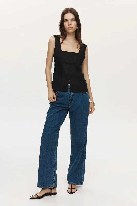 Clearance Event Marle Tahila Top - Black