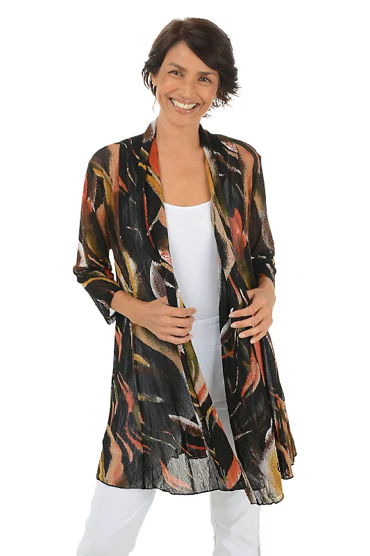 Weekend Deals That Dazzle Autumn Sketches Mesh Cardigan