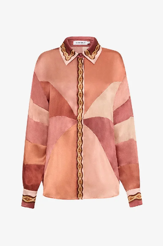 Shop and Save Antipodean Lucky Oversized Shirt - Pink