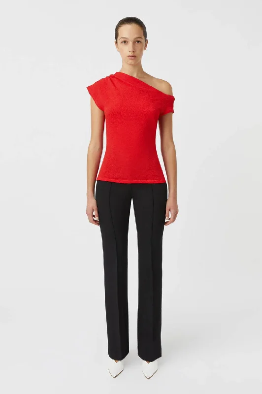 Act Now Camilla and Marc Cali Top - Poppy Red