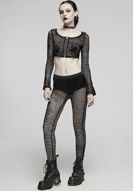 Extra Savings Badriyah Fishnet [Black] | LEGGINGS*
