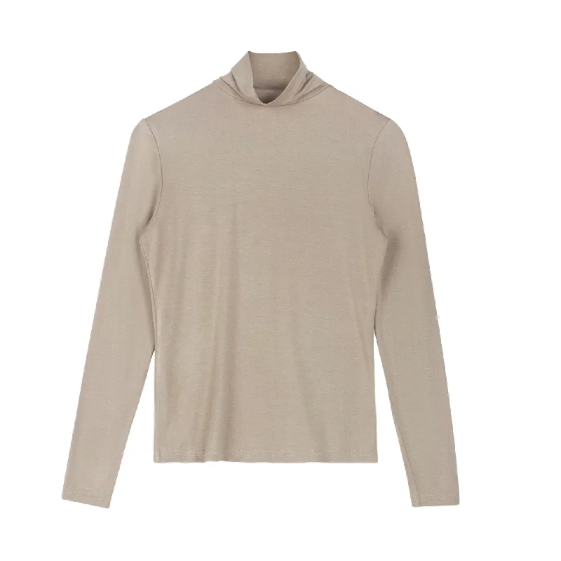 Weekend Discounts to Delight Layering Turtleneck | Taupe [Final Sale]