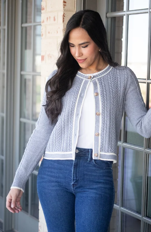 Weekend Deals That Please Need A Retreat Grey Knit Cardigan Sweater