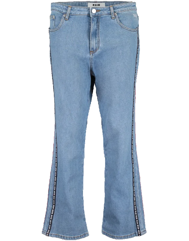 Pay Less High Waisted Cropped Jean